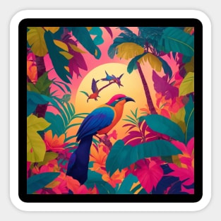 Tropical Serenade Sticker